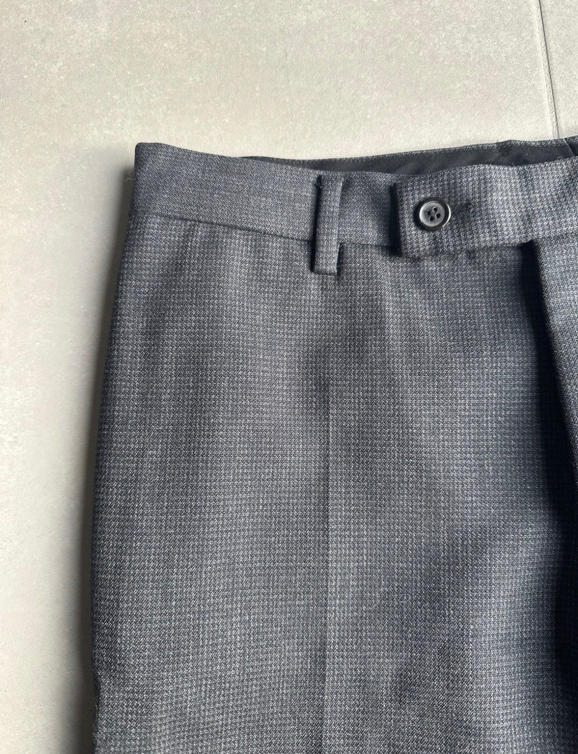 Dior homme AW07 "Navigate" textured wool trousers