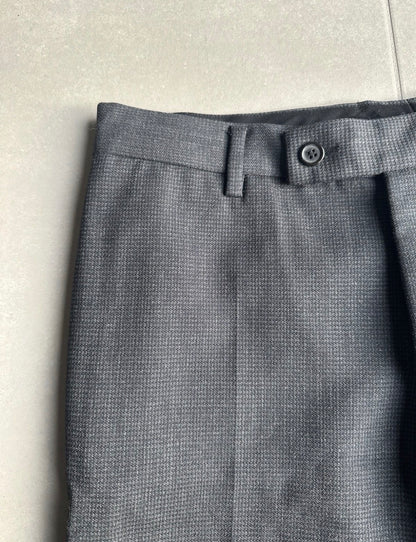Dior homme AW07 "Navigate" textured wool trousers