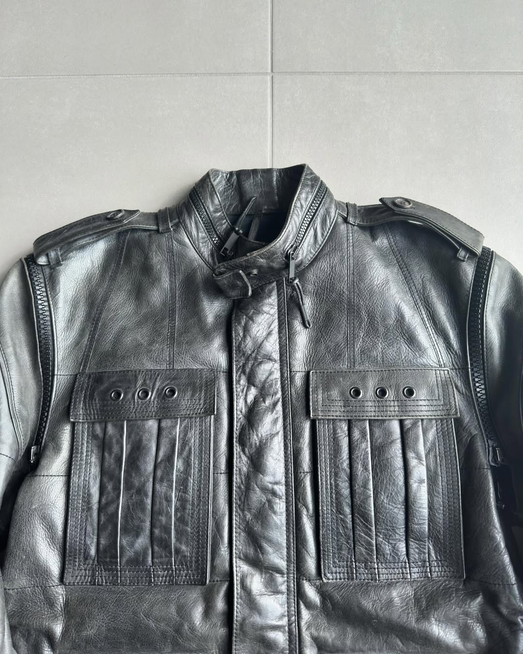 Dior Homme AW03 “Luster” Leather M65 jacket