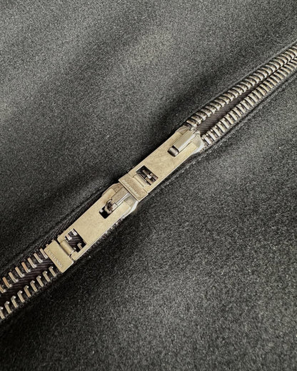 Dior Homme AW04 “VOTC” wool/cashmere leather bomber jacket