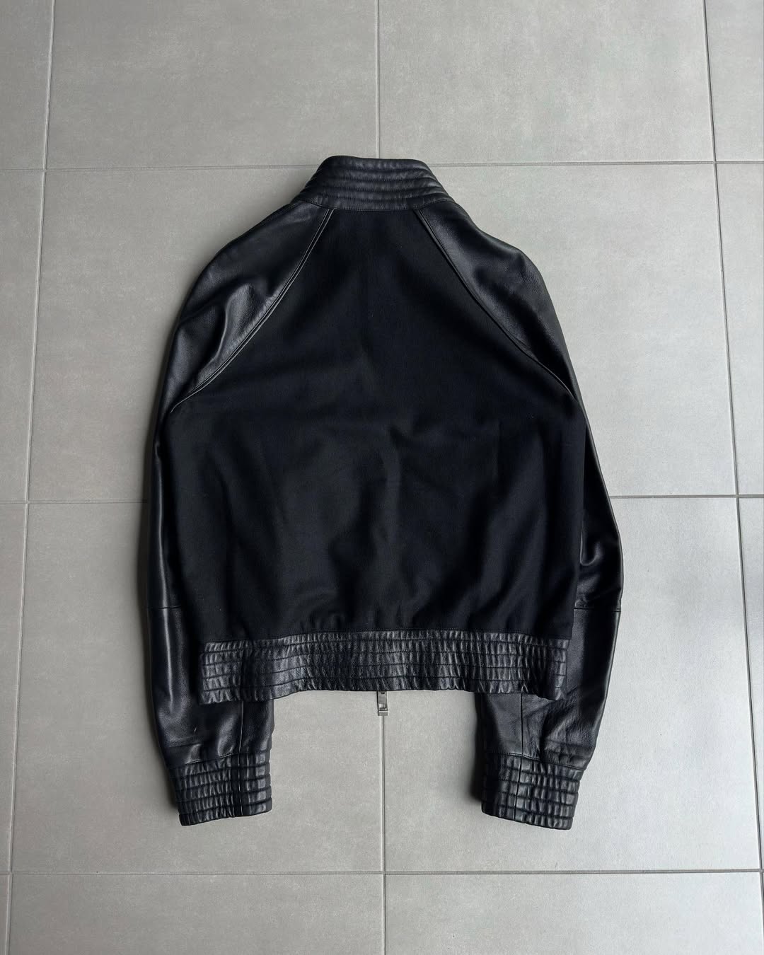 Dior Homme AW04 “VOTC” wool/cashmere leather bomber jacket