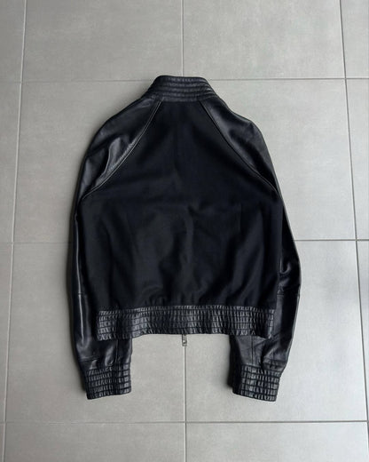 Dior Homme AW04 “VOTC” wool/cashmere leather bomber jacket