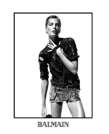 Balmain SS11 Safety pin destroyed t-shirt