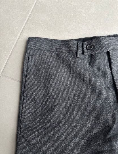 Dior homme AW07 "Navigate" patterned wool trousers