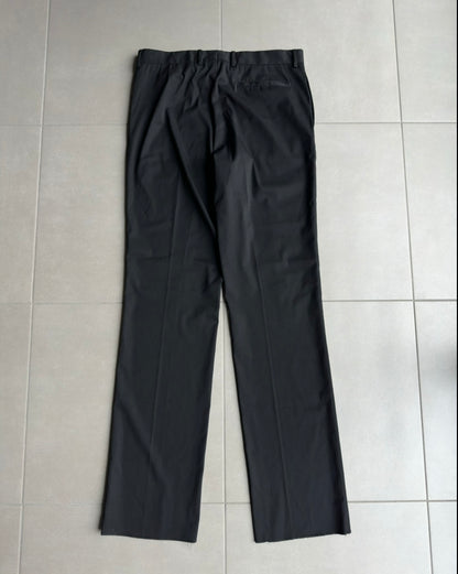 Dior Homme SS04 "strip" shiny wool trousers