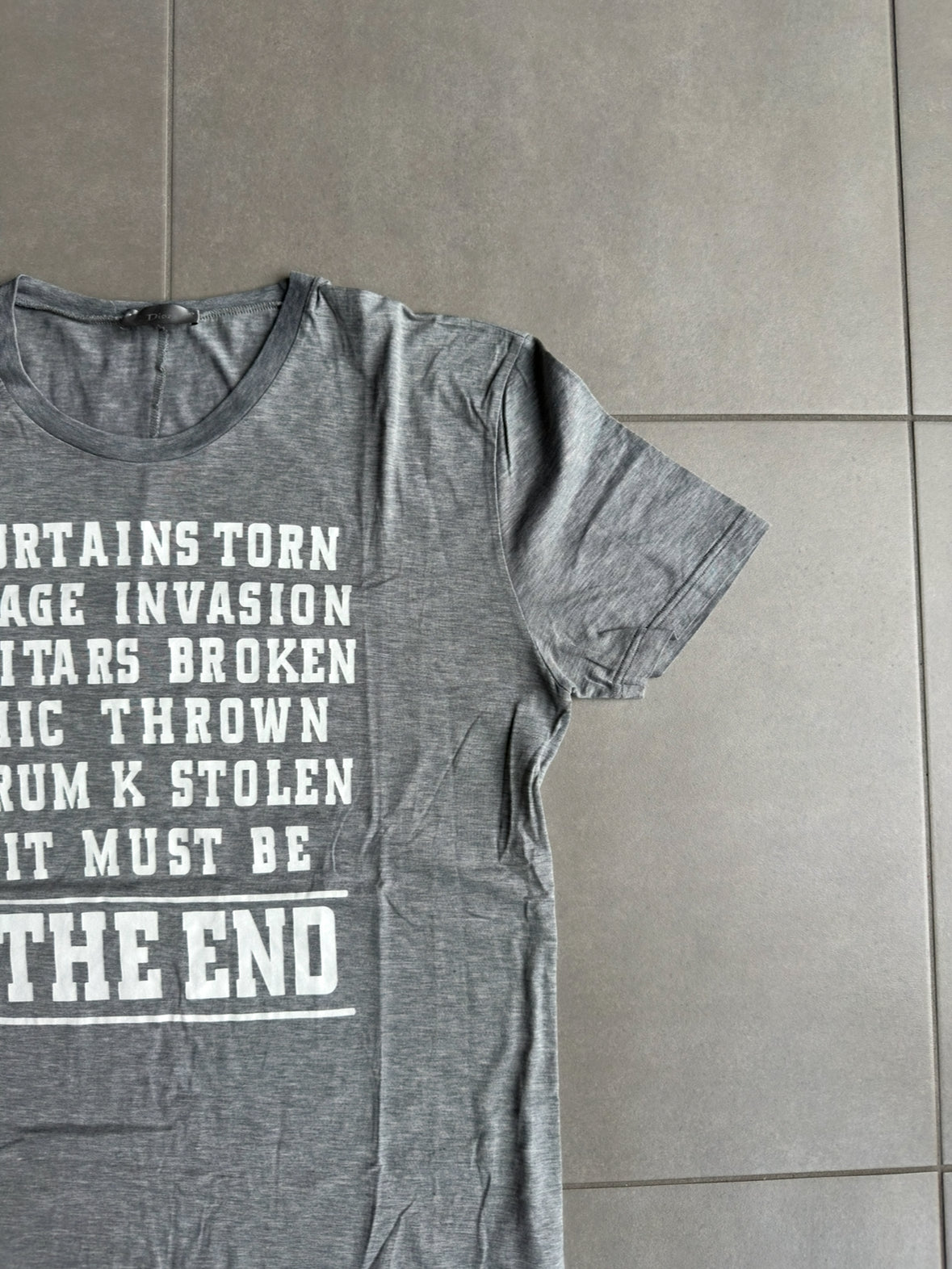 Dior Homme AW05 “in the morning” the end t-shirt