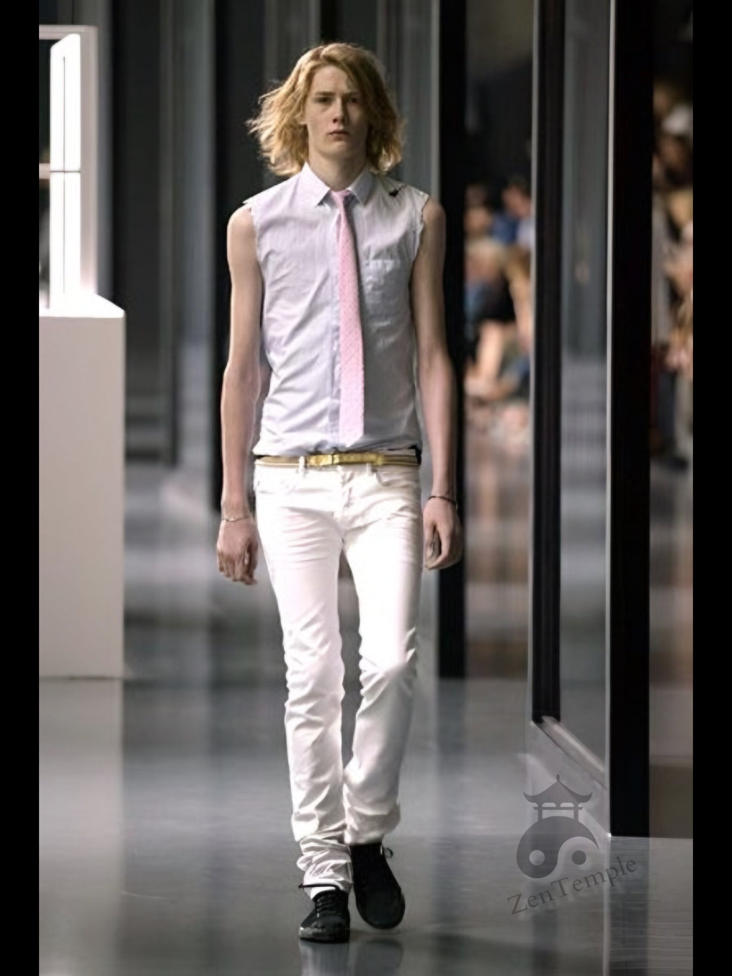 Dior Homme SS05 “BECK/Untitled” guitar motif button up shirt