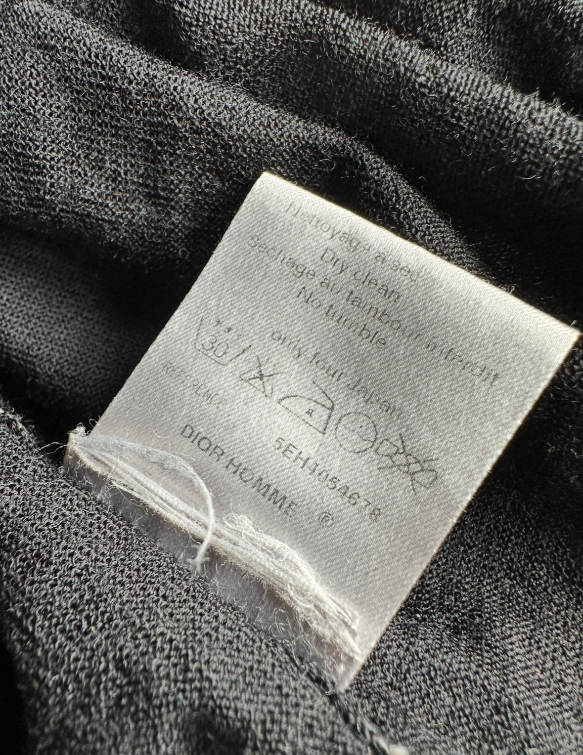 Dior Homme SS05 merino wool sweater