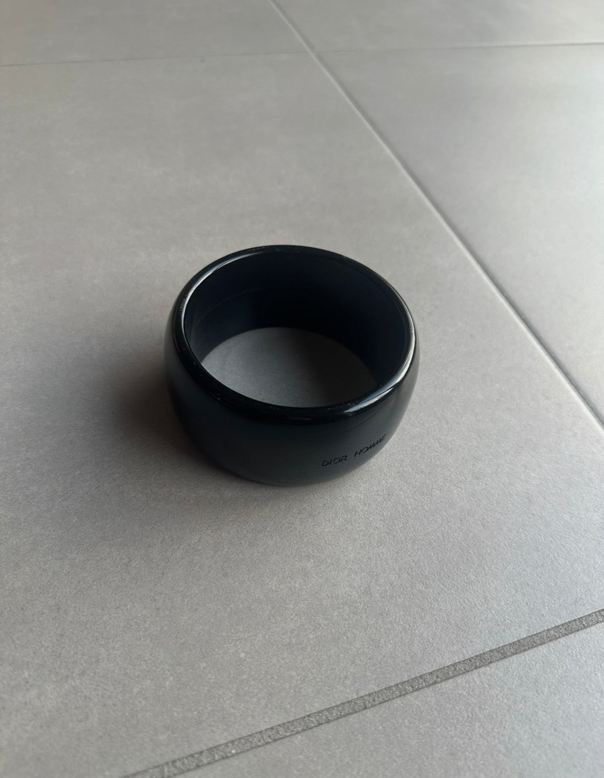 Dior Homme SS07 “We Look Good Together” plexiglass bracelet