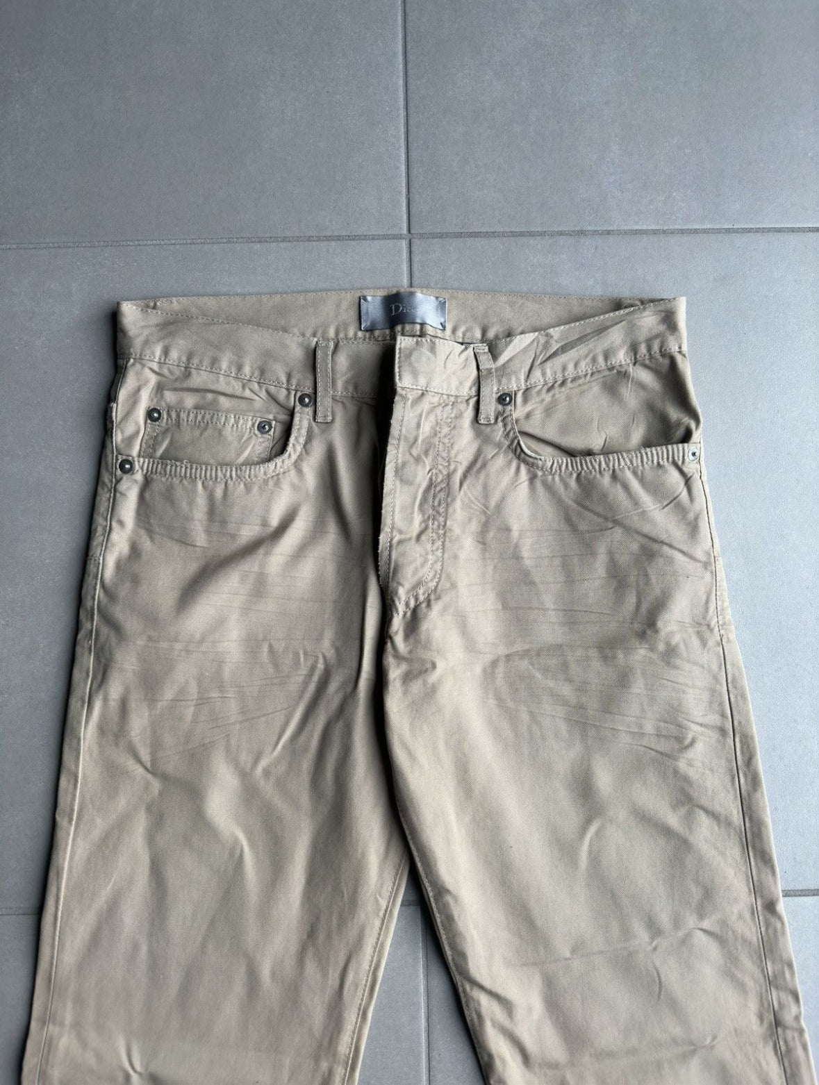 Dior Homme SS07 "we look good together" whiskered trousers