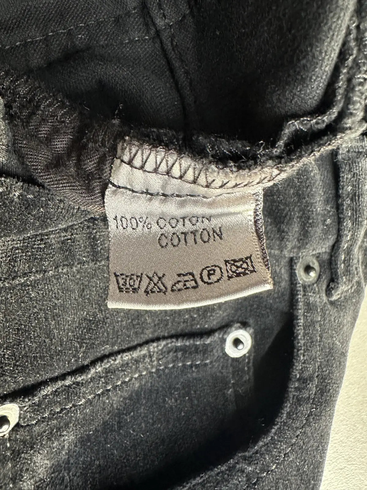 Dior Homme AW05 “In The Morning” velvet trousers