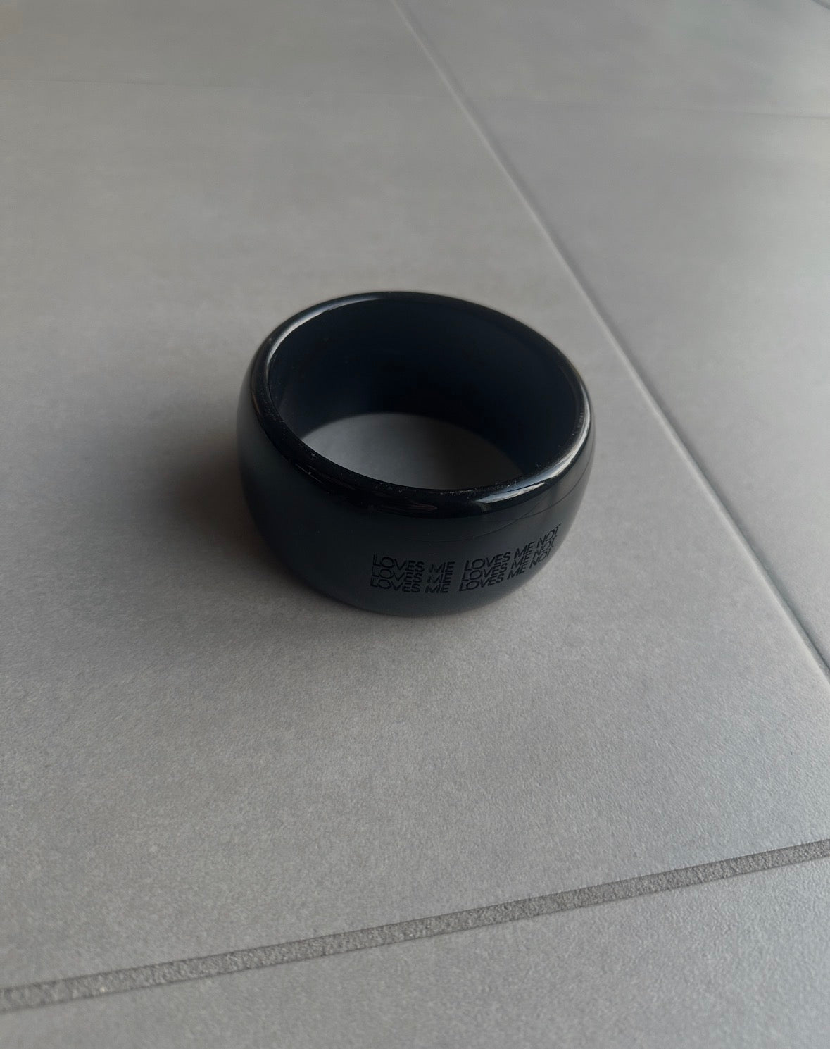 Dior Homme SS07 “We Look Good Together” plexiglass bracelet