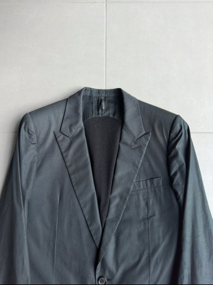 Dior Homme SS04 "strip" peak lapel blazer