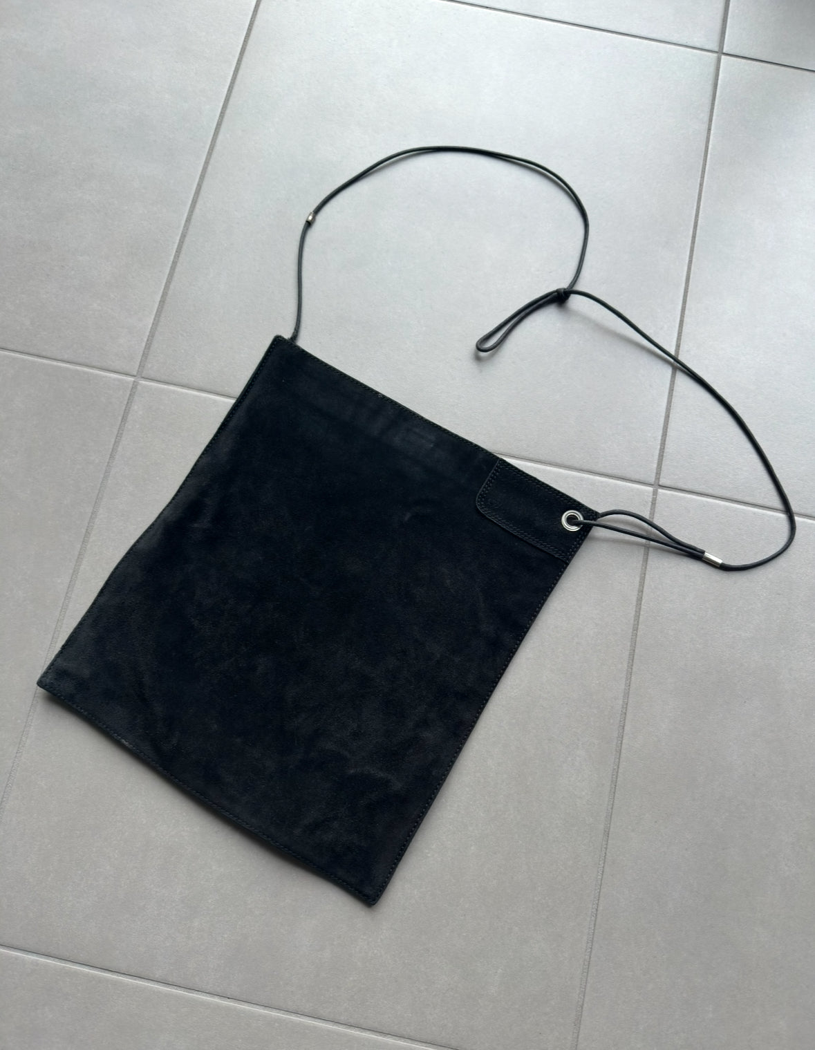 Dior Homme AW04 "Victim Of The Crime" suede bag