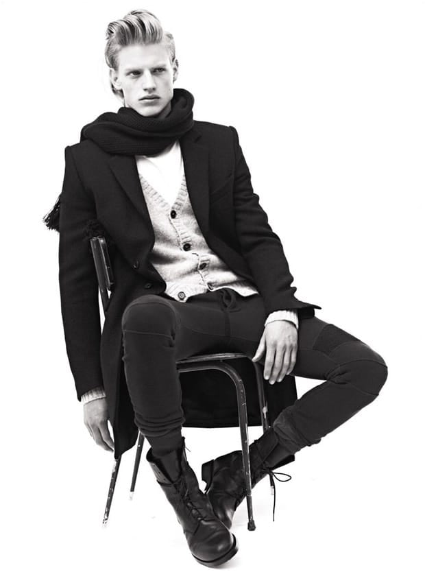 Balmain Homme AW10 Shetland Wool cardigan