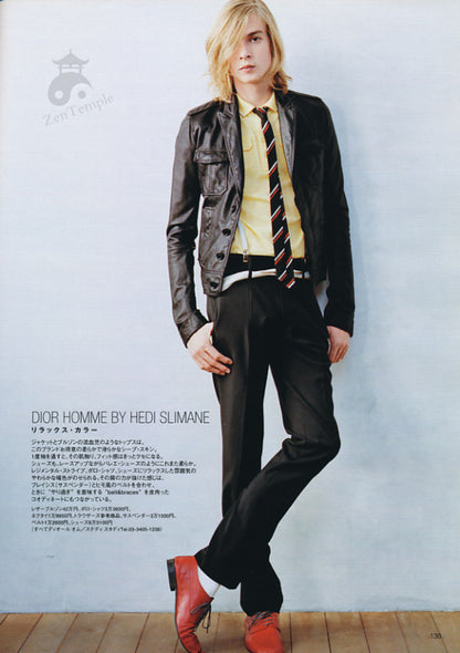 Dior Homme SS06 Leather military jacket