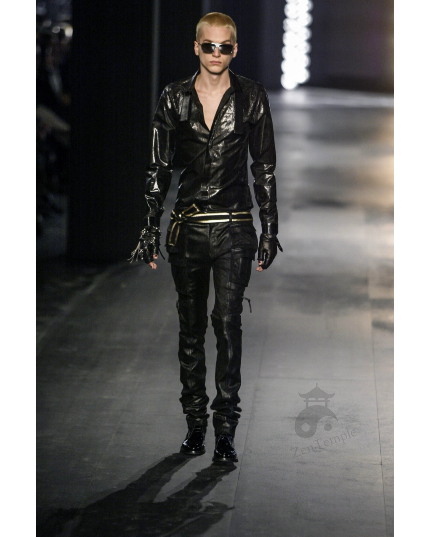Dior Homme AW03 “Luster” corduroy multi-pocket runway cargo pants