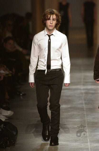 Dior Homme AW02 "reflexion" frill button up