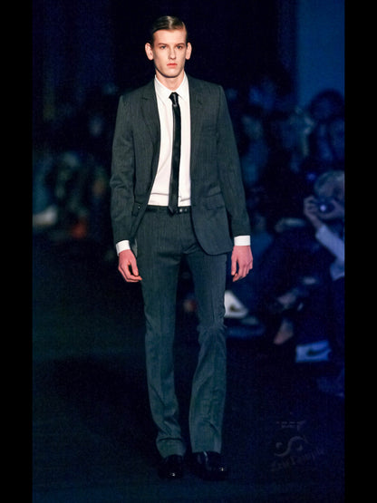 Dior Homme AW06 “These grey days” Pinstripe bootcut trousers