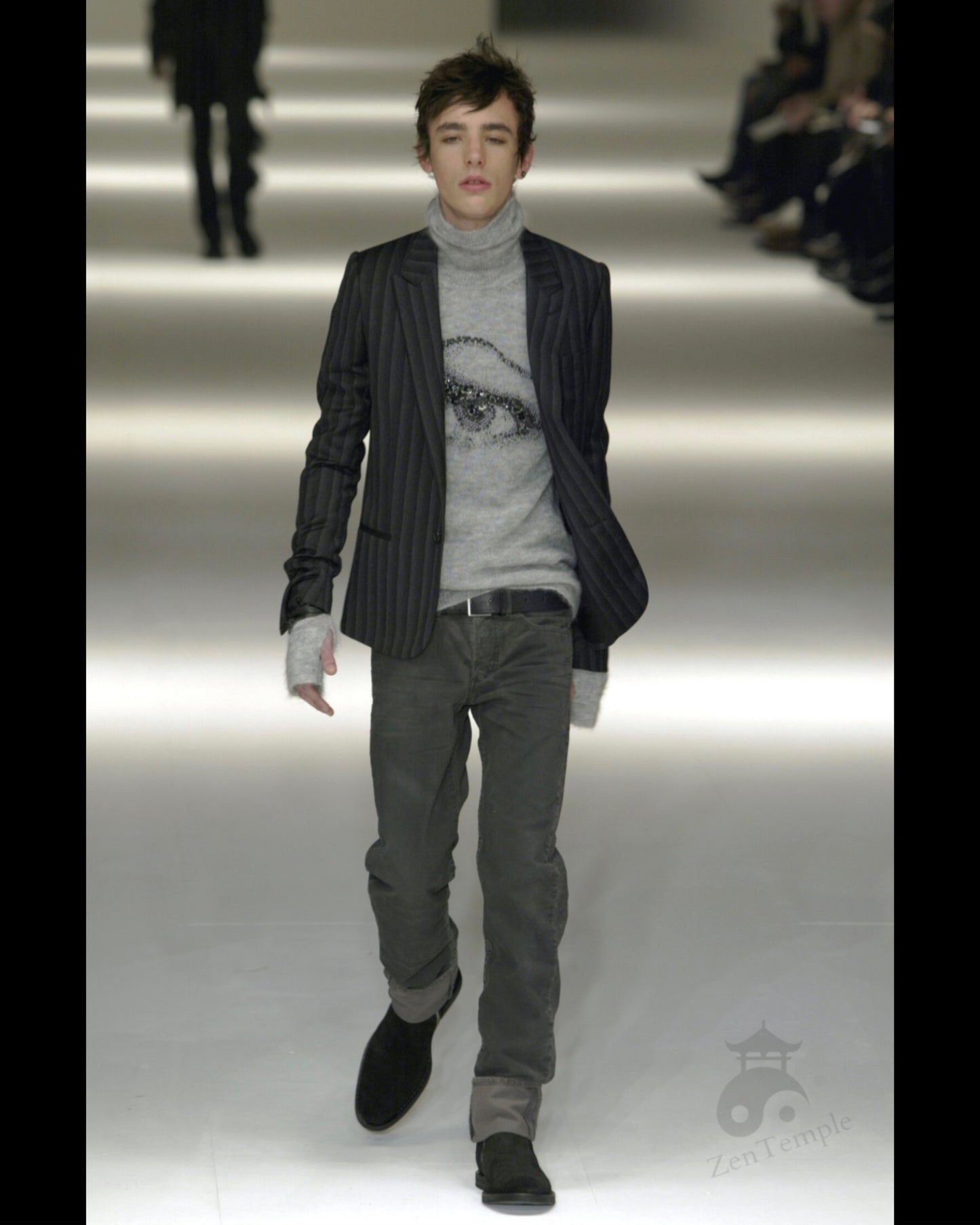 Dior Homme AW04 “Victim Of The Crime” Waxed Corduroy trousers