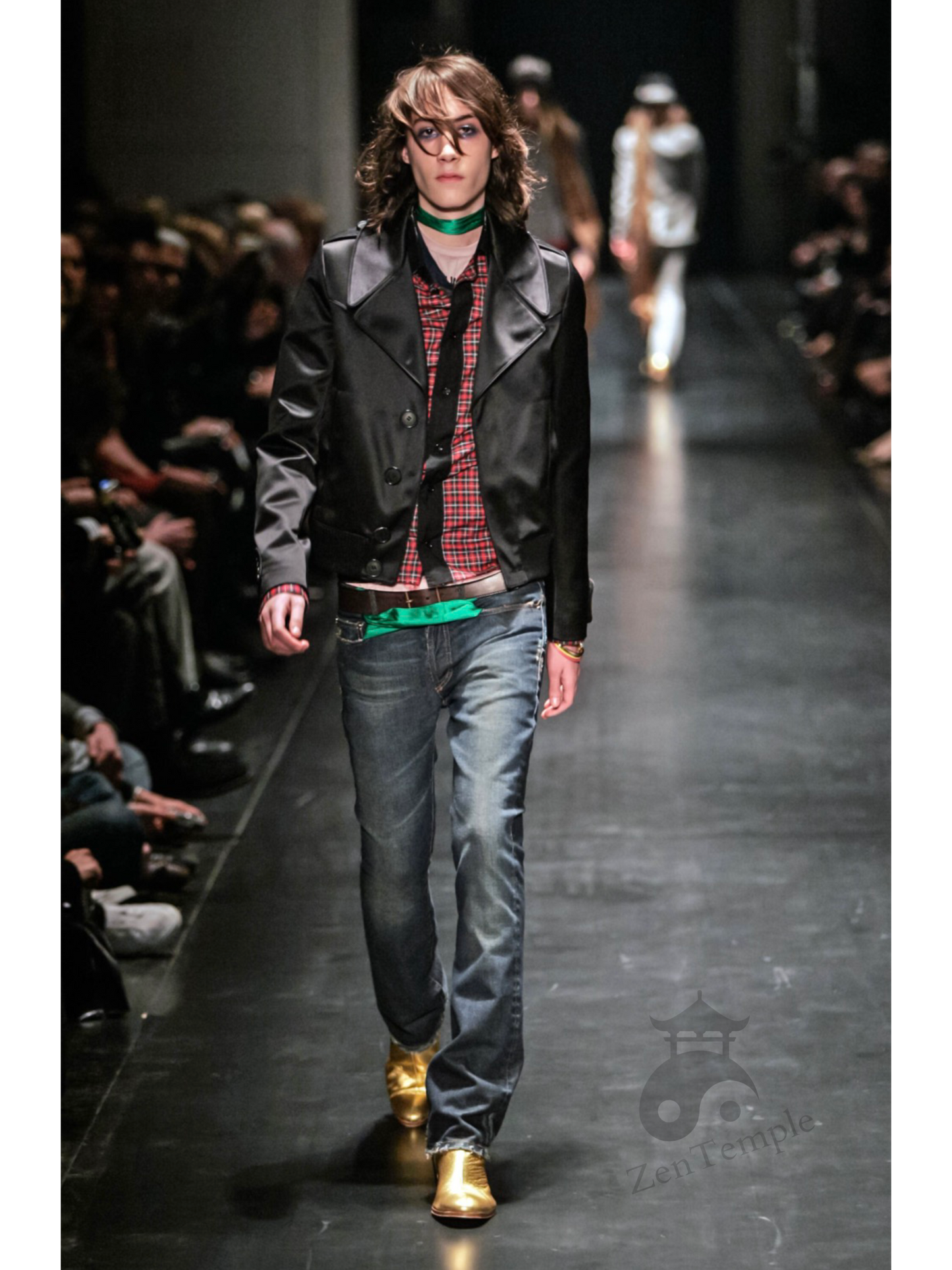 Dior Homme AW05 “In the morning” eagle motif button up shirt