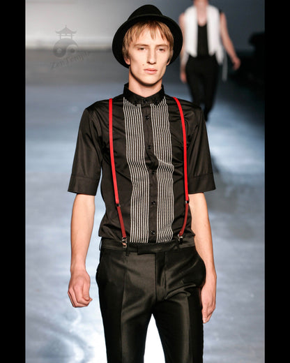 Dior Homme Dior Homme SS06 embroidered button up shirt