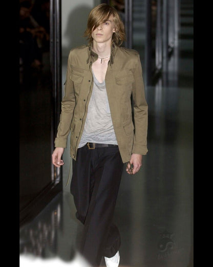 Dior Homme SS05 “BECK/Untitled” military safari jacket