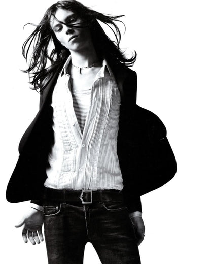 Dior Homme SS05 "BECK/Untitled" semi sheer striped button up