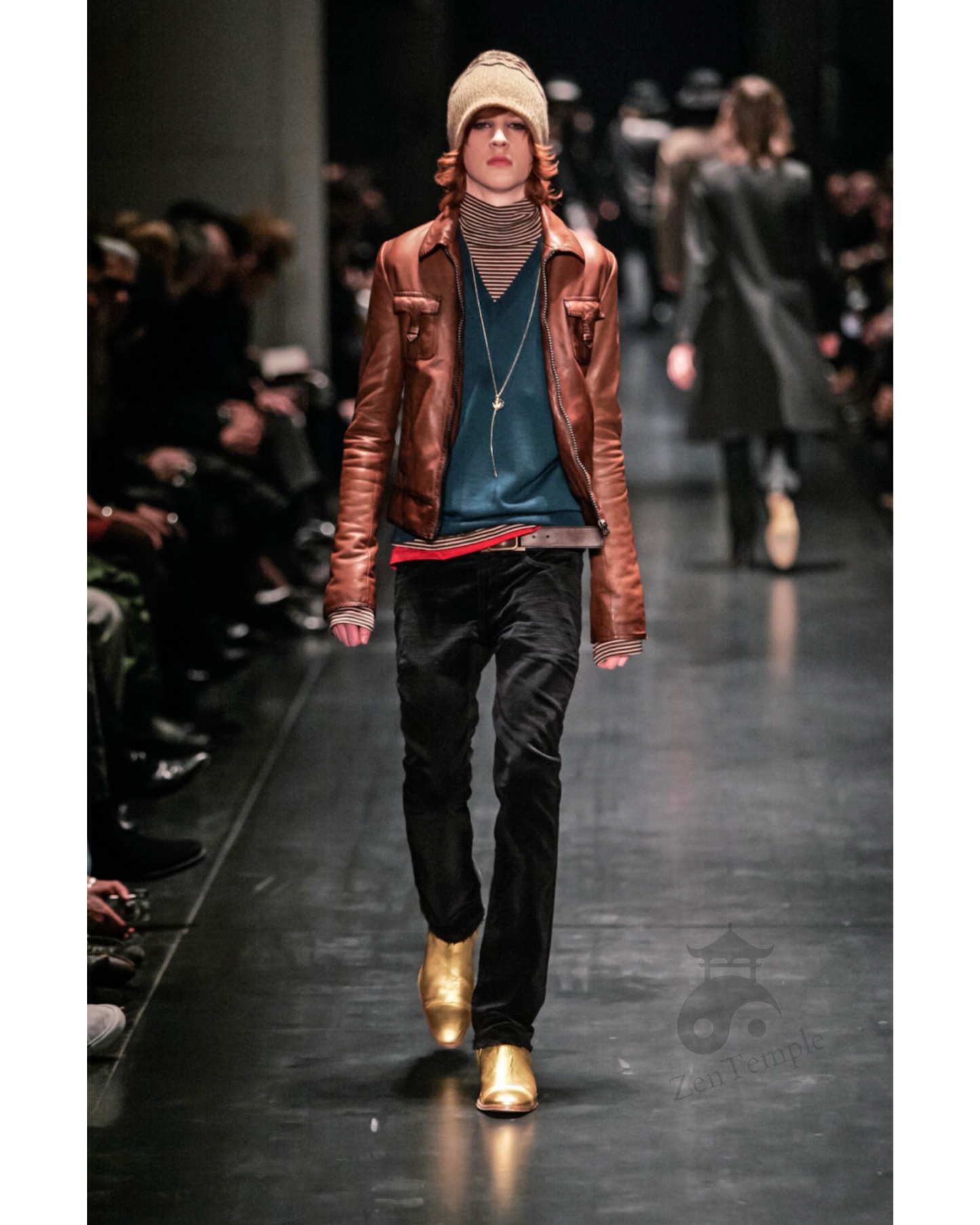 Dior Homme AW05 「in the morning」ダメージ加工ウールセーター