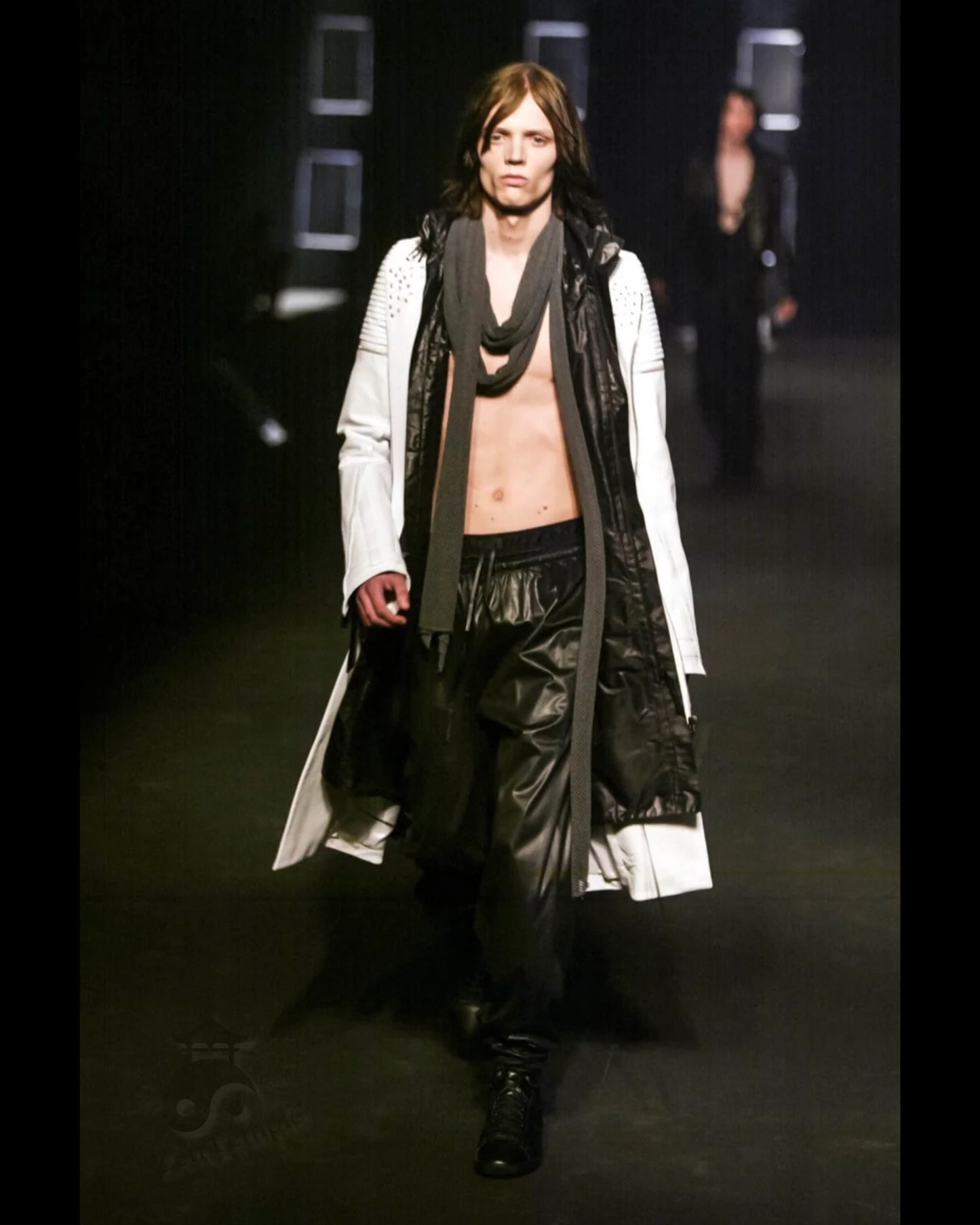 Dior Homme SS04 “STRIP” 1/1 sample fishtail parka coat