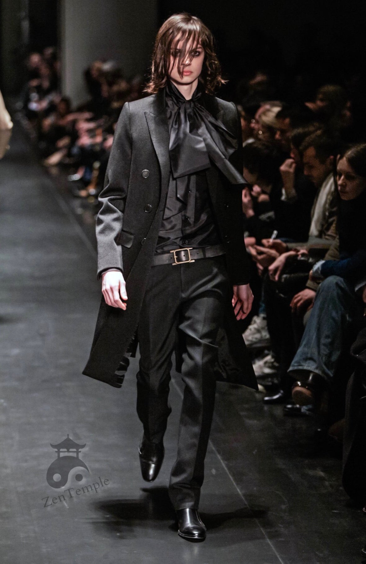 Dior Homme AW05 “In the morning” double breasted long coat
