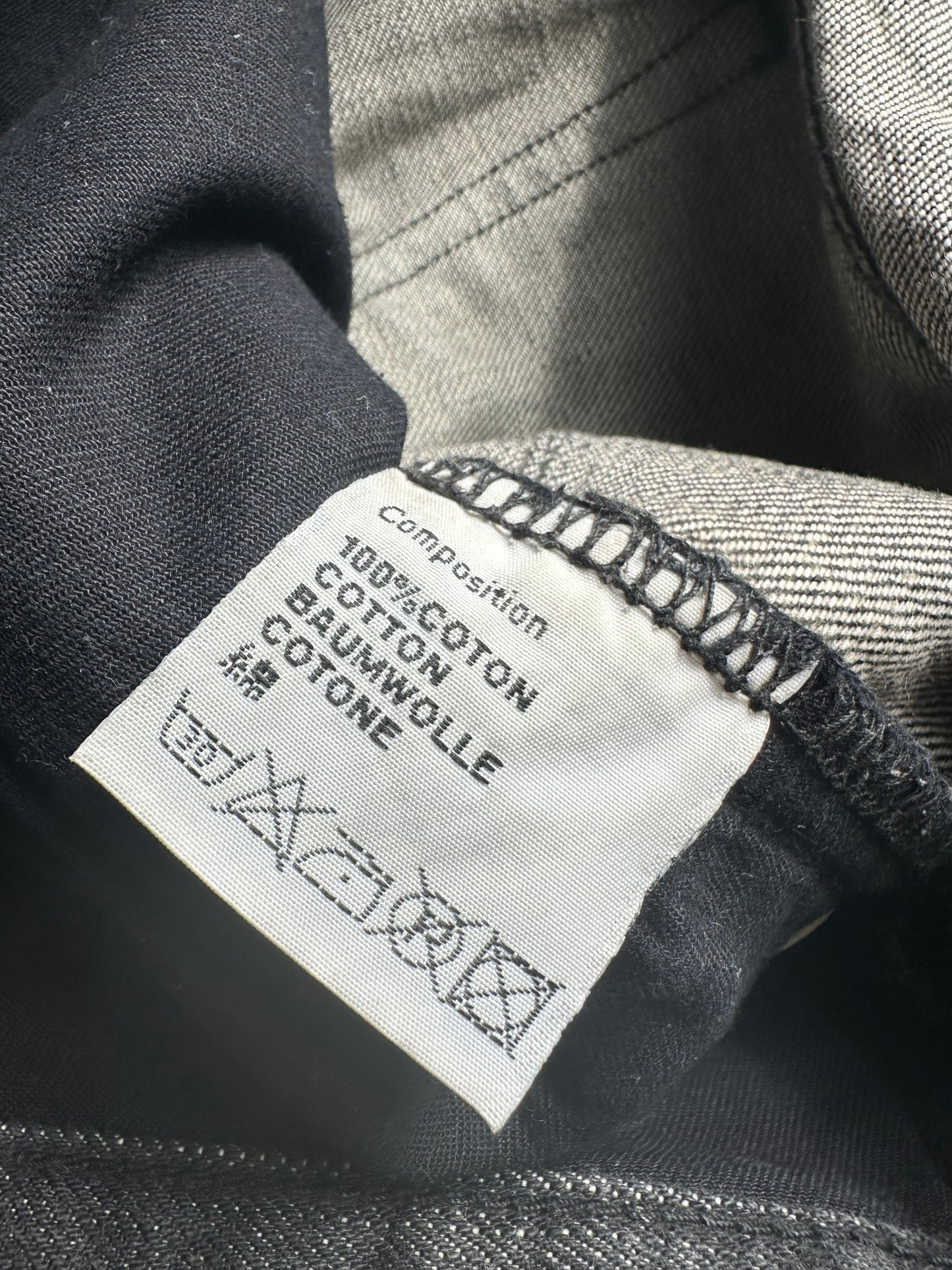 Dior Homme AW05 "in the morning" waxed jeans