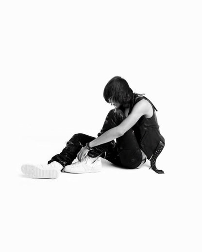 Dior Homme SS04 “Strip” high-top sneakers