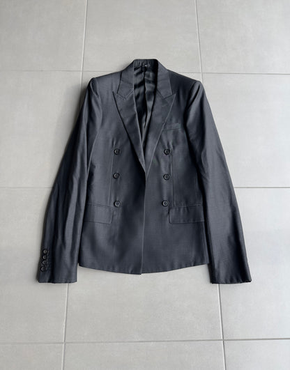 Dior Homme SS05 “BECK/Untitled” silk/wool double breasted blazer