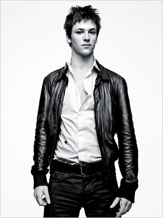 Dior Homme SS04 "strip" leather A2 jacket