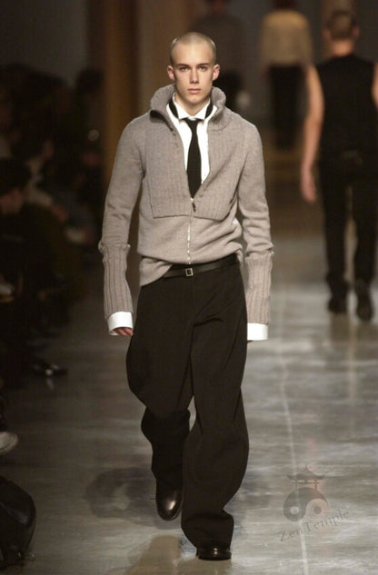 Dior Homme AW02 “Reflexion” メリノウール ダイバーズニット