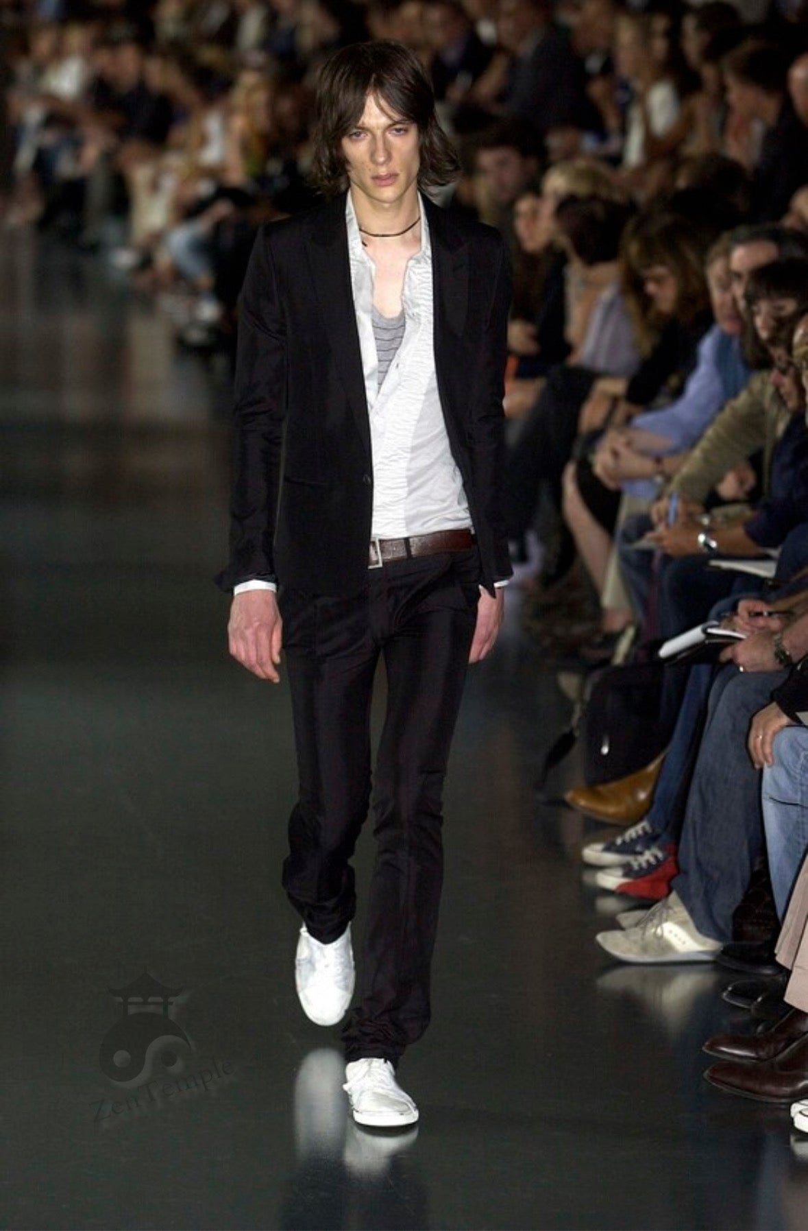 Dior Homme SS05 “BECK/Untitled” silk/wool shimmering slacks
