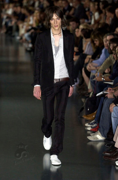 Dior Homme SS05 “BECK/Untitled” silk/wool shimmering slacks