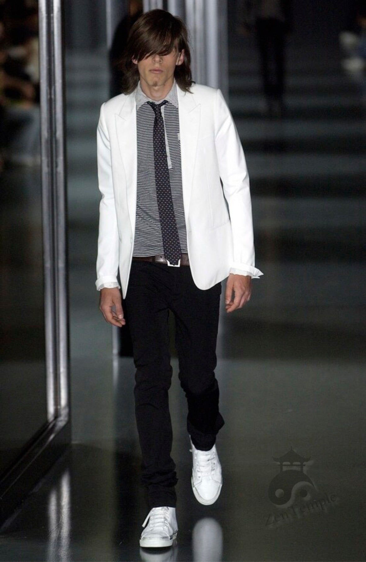Dior Homme SS05 “BECK/Untitled” guitar motif polo