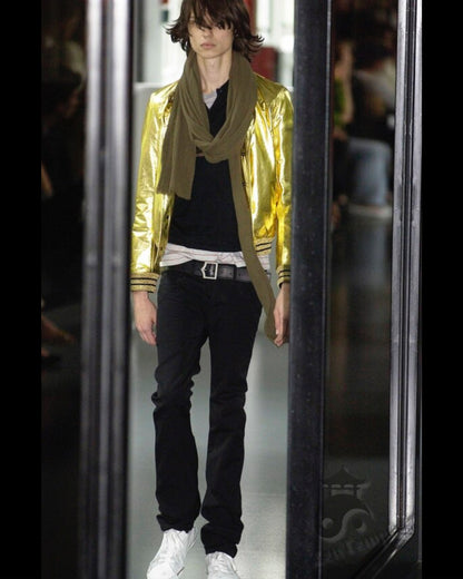 Dior Homme SS05 “BECK/Untitled” leather D point belt