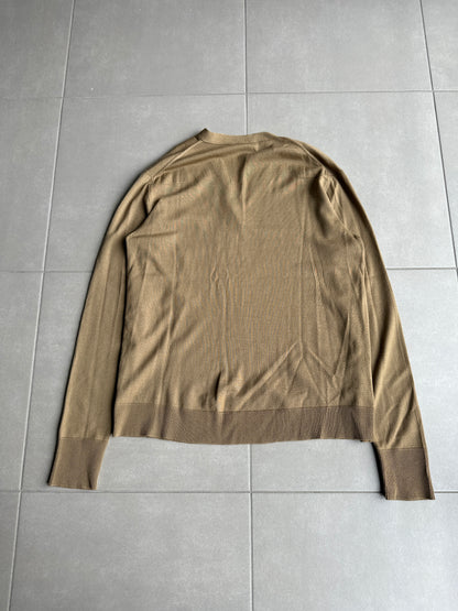 Dior Homme AW04 “VOTC” runway slashed V-neck sweater