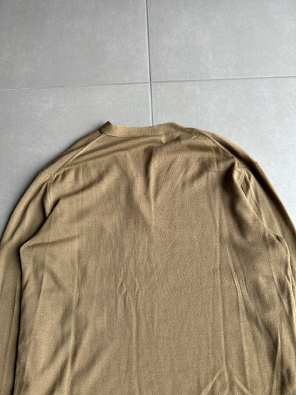 Dior Homme AW04 “VOTC” runway slashed V-neck sweater