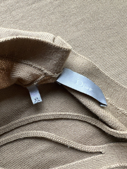 Dior Homme AW04 “VOTC” runway slashed V-neck sweater