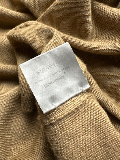 Dior Homme AW04 “VOTC” runway slashed V-neck sweater