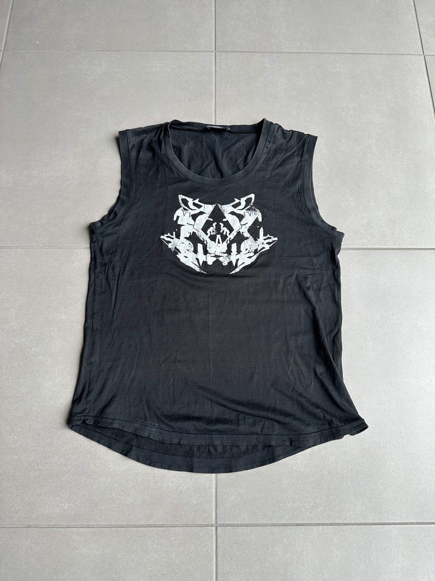 Dior Homme SS04 "strip" print tank top