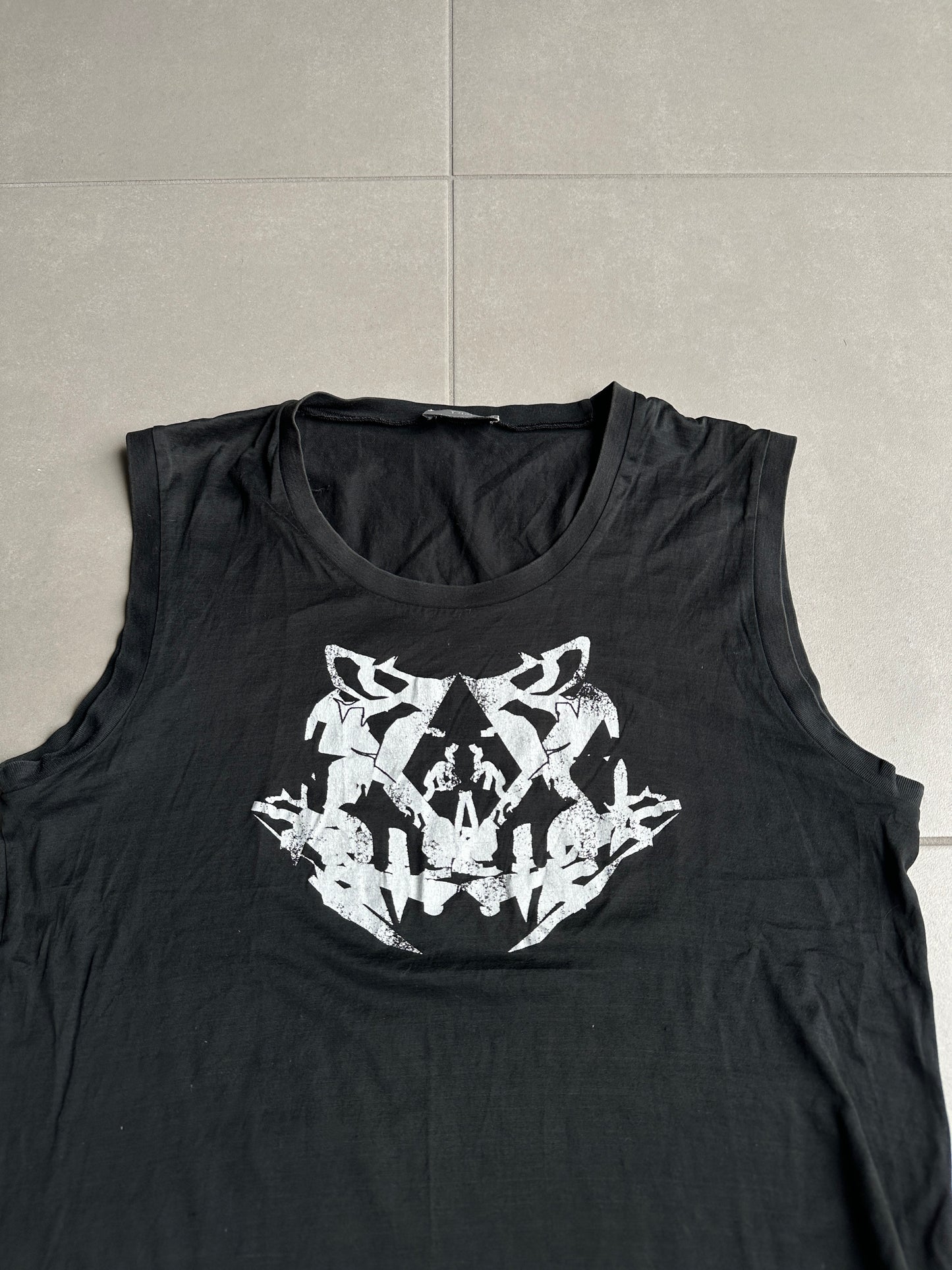 Dior Homme SS04 "strip" print tank top