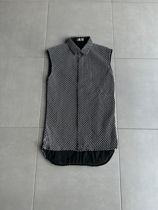 Dior Homme SS04 "Strip" mesh net button up