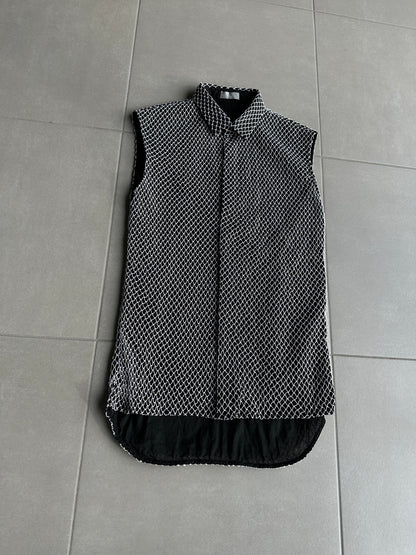 Dior Homme SS04 "Strip" mesh net button up