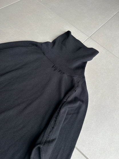 Dior Homme AW04 “VOTC” runway distressed turtleneck sweater