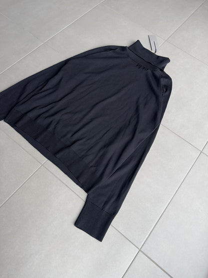 Dior Homme AW04 “VOTC” runway distressed turtleneck sweater